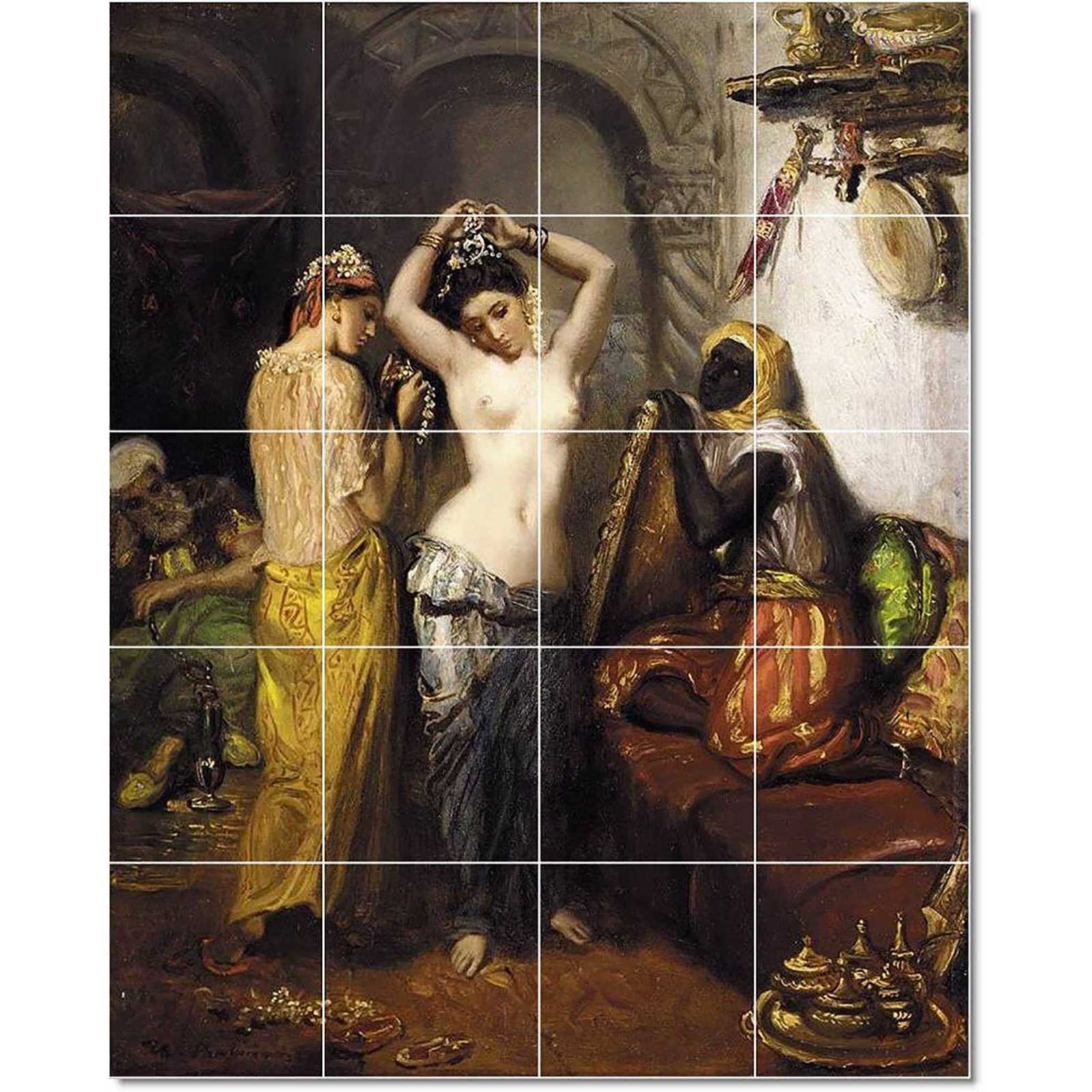 Chasseriau theodore orientalist interior