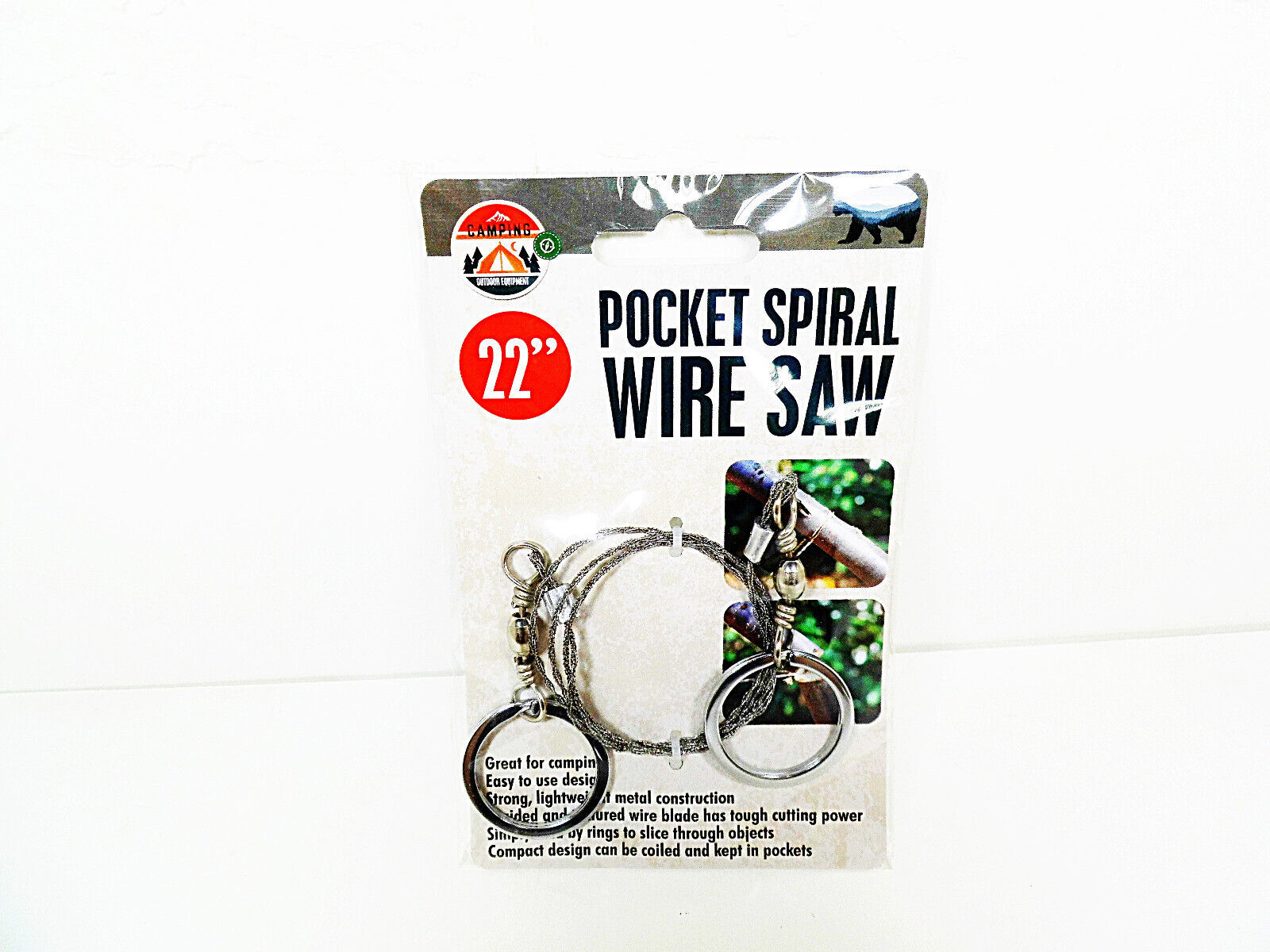 Wire Saws Spiral Pocket Survival Wood Cutting Braided Blade Saw Camping Outdoors