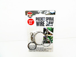 Wire Saws Spiral Pocket Survival Wood Cutting Braided Blade Saw Camping Outdoors - £5.25 GBP