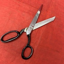 8&quot; Scissors Surgical Steel Hot Drop Forged Vintage Chrome Made in Italy Black - $11.10