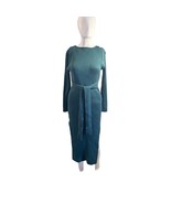Caracilia Dark Green Long Sleeve Sweater Dress Size Large - €38,51 EUR