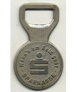 Sparkasse Wenn&#39;s um Geld geht Beer bottle opener 1 Pfennig - $9.99