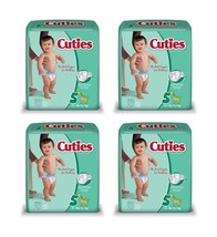 108 Cuties Jumbo Diaper, Size 5 (27+ lbs), 4 Packs/Case - £62.69 GBP