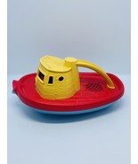 Green Toys My First Tugboat Yellow Red Blue Bath Toy Floats - $245.19 MXN