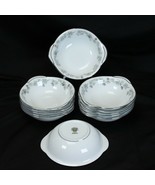 Noritake Pinetta Lugged Cereal Soup Bowls 6&quot; Lot of 12 - £54.02 GBP