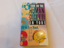 Turn on the Human Calculator in You! VHS Featuring Scott Flansburg Pre-owned - £8.07 GBP