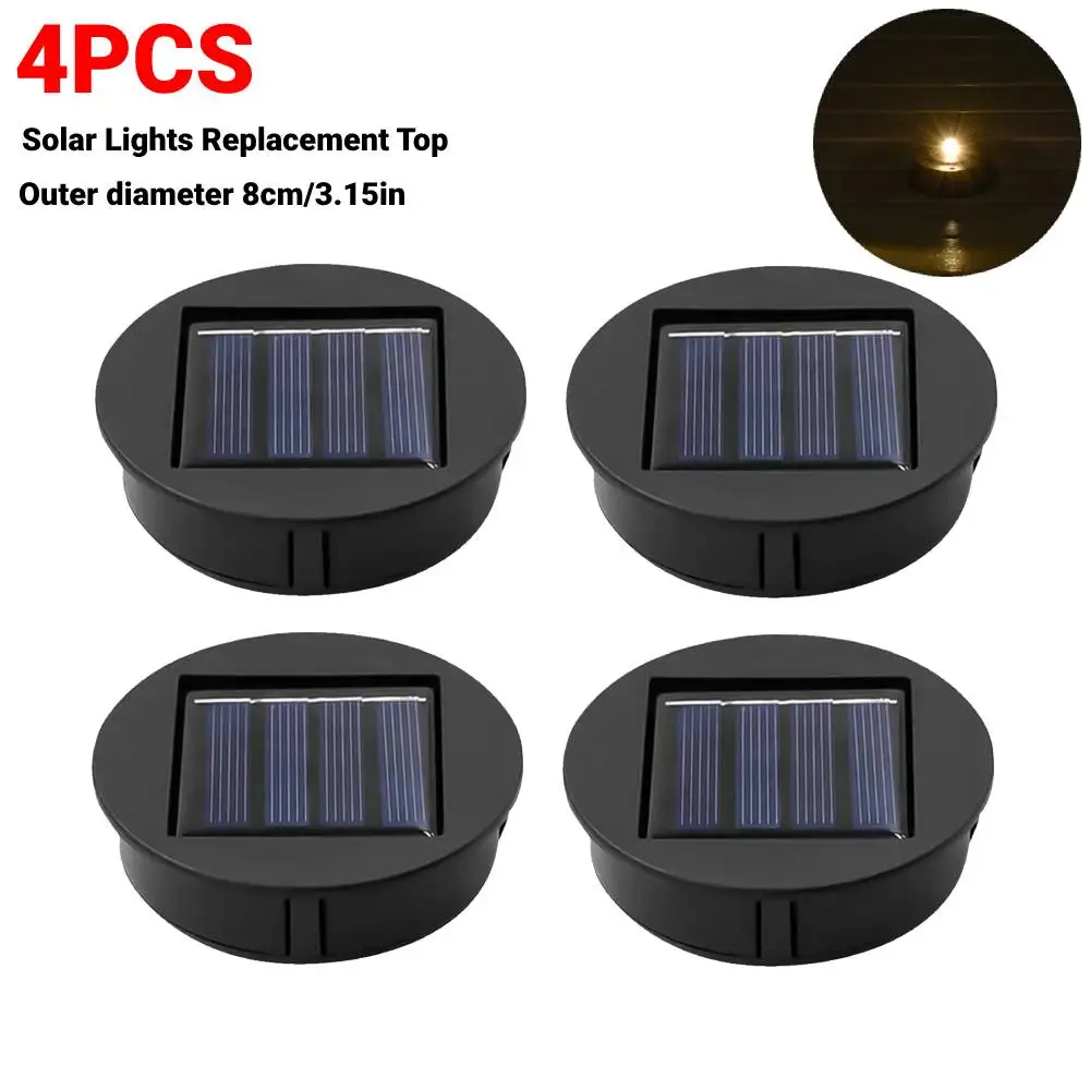 1-20Pcs Solar Lights Top Solar Lantern Parts LED Solar Panel Lantern Lid Lights  - £163.64 GBP