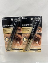 (2) Covergirl 805 BLACK Exhibitionist Stretch &amp; Strengthen Mascaras - £6.15 GBP