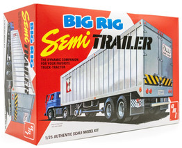 AMT Big Rig Semi Trailer 1:25 Scale Plastic Model Kit Made In The USA AMT1164 - £29.84 GBP