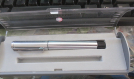 Vintage SHEAFFER USA Ballpoint Pen Brushed Chrome Barrel personalized - £7.43 GBP