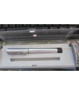 Vintage SHEAFFER USA Ballpoint Pen Brushed Chrome Barrel personalized - £7.41 GBP