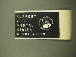 1960 National Association for Mental Health Ad - Support your mental hea... - $14.99
