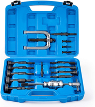16 Pieces Bearing Race and Seal Puller Extractor Kit, Slide Hammer Pilot Insert - £109.94 GBP