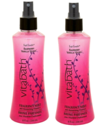 LOT 2 x Vitabath Body Fragrance Mist Raspberry Vanilla Velvet Spray w/ V... - €29,77 EUR