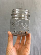 Vintage Kerr Mason 1915 Squat Pints Wide Mouth "Self Sealing" jar canning - $9.99
