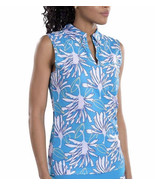 SwingDish Women&#39;s Claire Sleeveless Golf Polo Tropical Pull Over Size Small - $41.10 CAD