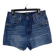 Wild Fable Womens Shorts Adult Size 12 Medium Wash Denim Cut Off High Rise - £18.50 GBP