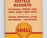 Shell Directory Auto Courts Hotels Resorts Idaho Montana Utah Wyoming Co... - $27.72