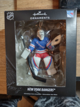 hallmark ornament   ny ranger goaltender - $9.99