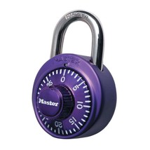 Padlock locker combination locks master lock bike storage cabinet metal purple - £7.99 GBP