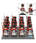 Napoleonic Wars French Fusilier Soldiers Lego Compatible Minifigure Bric... - $32.99
