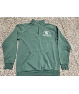Michigan State Spartans 1/4 Zip Sweatshirt Green - Men&#39;s M - Section 101... - $17.08
