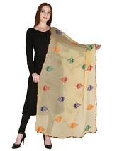 Women&#39;s Embroidered Chiffon Women&#39;s Dupatta Chuni Shawl Scarf For Women &amp; Girls - £11.41 GBP