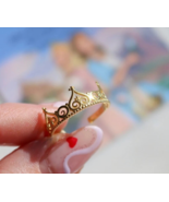 Princess and the Pauper Ring Anneliese Ring Crown Barbie Ring Gold - $54.31 CAD