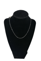Trifari Silvertone 16” Delicate Petite Chain Necklace w/Tags - $22.99