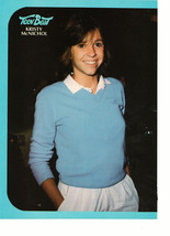 Kristy Mcnichol teen magazine pinup clipping blue sweater at night Teen Beat Bop - $3.25