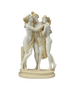 Three Graces Greek Goddesses Patina Statue – Canova Inspired Cast Marble... - €48,57 EUR