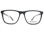 Dragon Eyeglasses Frames DR2006 002 Matte Black Square Full Rim 55-17-145 - $36.97