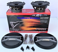 Pair 5 1/4&quot; Quality Coaxial 2-Way Car Audio Stereo Radio Replacement Spe... - $42.27