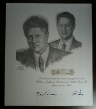 Bill Clinton, Al Gore~ Print Historical Memorabilia - £11.59 GBP