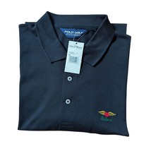 Polo Ralph Lauren Black BALTUSROL Golf Club 100% Pima Cotton Polo Shirt XL - $199.99