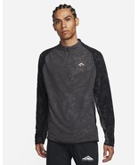 NWT men&#39;s small nike Trail Dri-Fit 1/4 Zip Running Top Anthracite Pocket... - €41,10 EUR