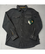 Horizon by Bass Creek Outfitters Gray Fleece Snap Shirt Jacket Men’s M M... - $27.17