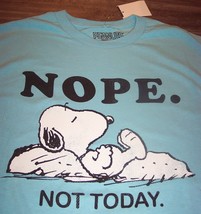 P EAN Uts Snoopy Nope Not Today T-Shirt Mens Medium New w/ Tag - £15.92 GBP