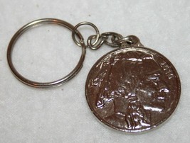 Replica &quot;Buffalo Nickel Coin&quot; Keychain American Indian Relief Council 2010 - £3.94 GBP