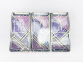 LA Girl Eye Lux Eyeshadow Quad Palette Glamorize Lot of 3 Plum Purple Mauve - $11.60