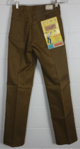 Vtg NWT Mens Wrangler Cowboy Cut Brown Denim Jeans Western USA 27x34 - $49.50