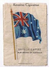 British Empire Blue Ensign Of Australia Flag Kensitas Cigarettes Silk Trade Card - £3.15 GBP