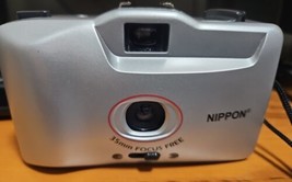 Nippon 35mm focus free film reusable camera silver film camera  - £3.56 GBP