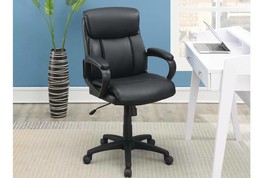 Extra Padded Cushioned Relax 1pc Office Chair Home Work Relax Black Color - $203.95