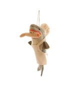 BON APPETIT SHARK ORNAMENT 6&quot; Large Felt Stuffed Funny Eating Leg Christ... - $32.32 CAD