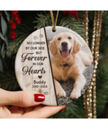 No Longer By Our Sides, Personalized Memorial Ornaments For Loss Of Pets - $15.03 CAD