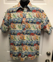 Avi by Kahala Hawaiian 3 Button Pullover Shirt, Mens XL, Multicolored - £23.65 GBP