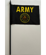 U.S. Army 4&quot;x6&quot; Flag Desk Table Stick Military - £4.94 GBP