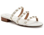Charter Club Women Triple Strap Slide Sandals Soraya Size US 5.5M White ... - £14.86 GBP