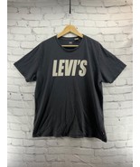 Levis Logo T-Shirt Mens Sz XL Gray  - $9.89